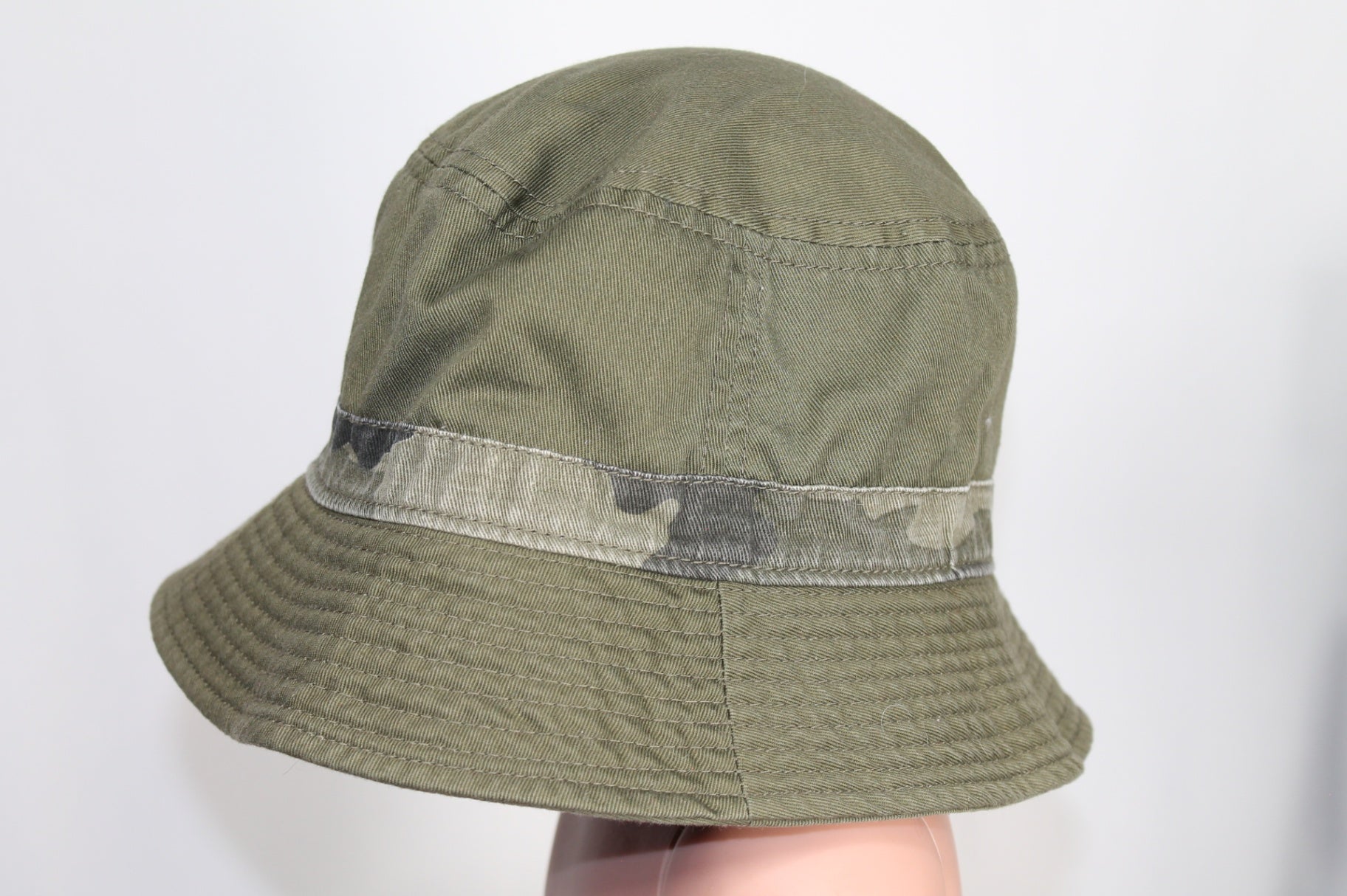 7/8Y The Children's Place Sun Hat - Green Camo