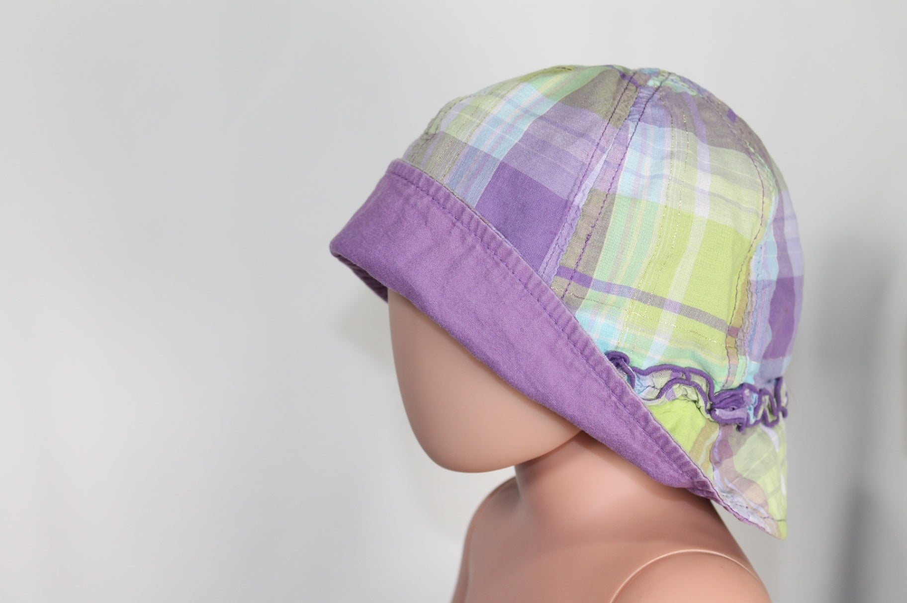 TBD Unknown Sun Hat - Purple and Green
