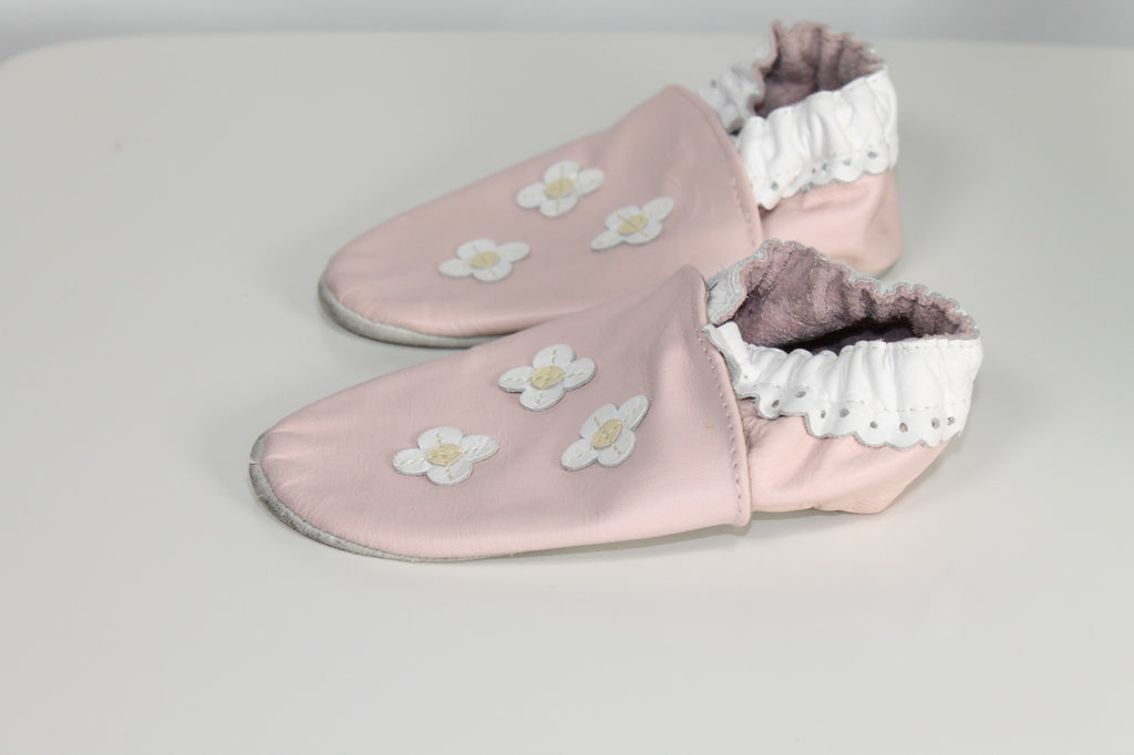 18-24m Robeez Baby Shoes - Pink Floral