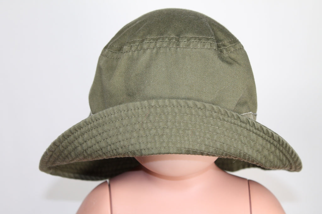 7/8Y The Children's Place Sun Hat - Green Camo