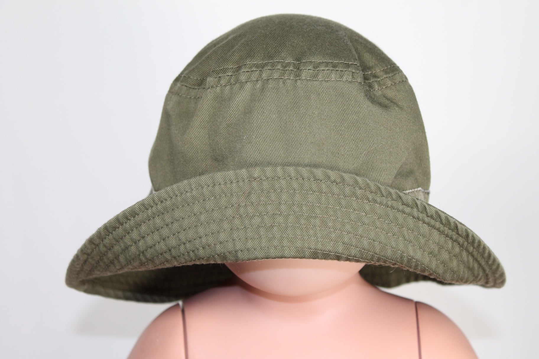 7/8Y The Children's Place Sun Hat - Green Camo