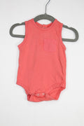 0-3m Pehr Bodysuit - Coral
