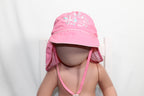 0-6m CaliKids Sun Hat - Pink w/Starfish