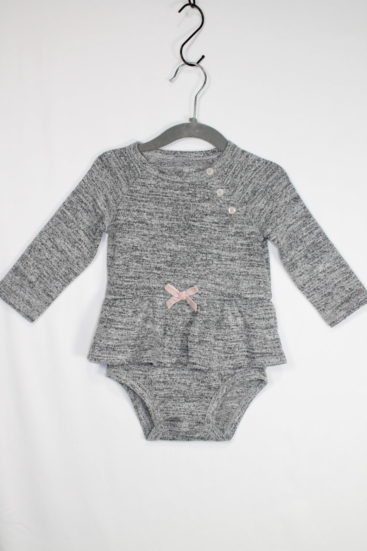 9-12m Just One You Bodysuit - Grey