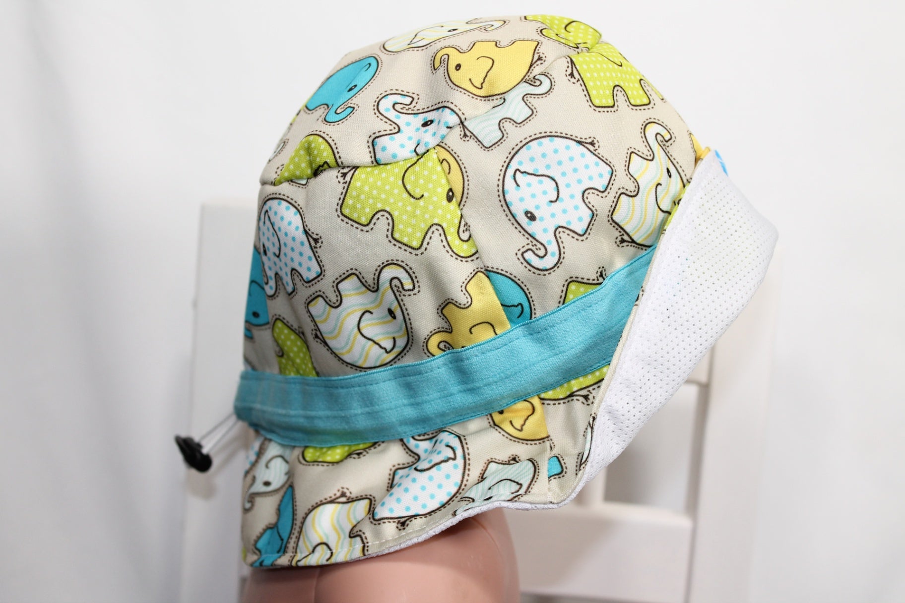 TBD Snug as a Doodlebug Sun Hat - Green, Blue, Beige