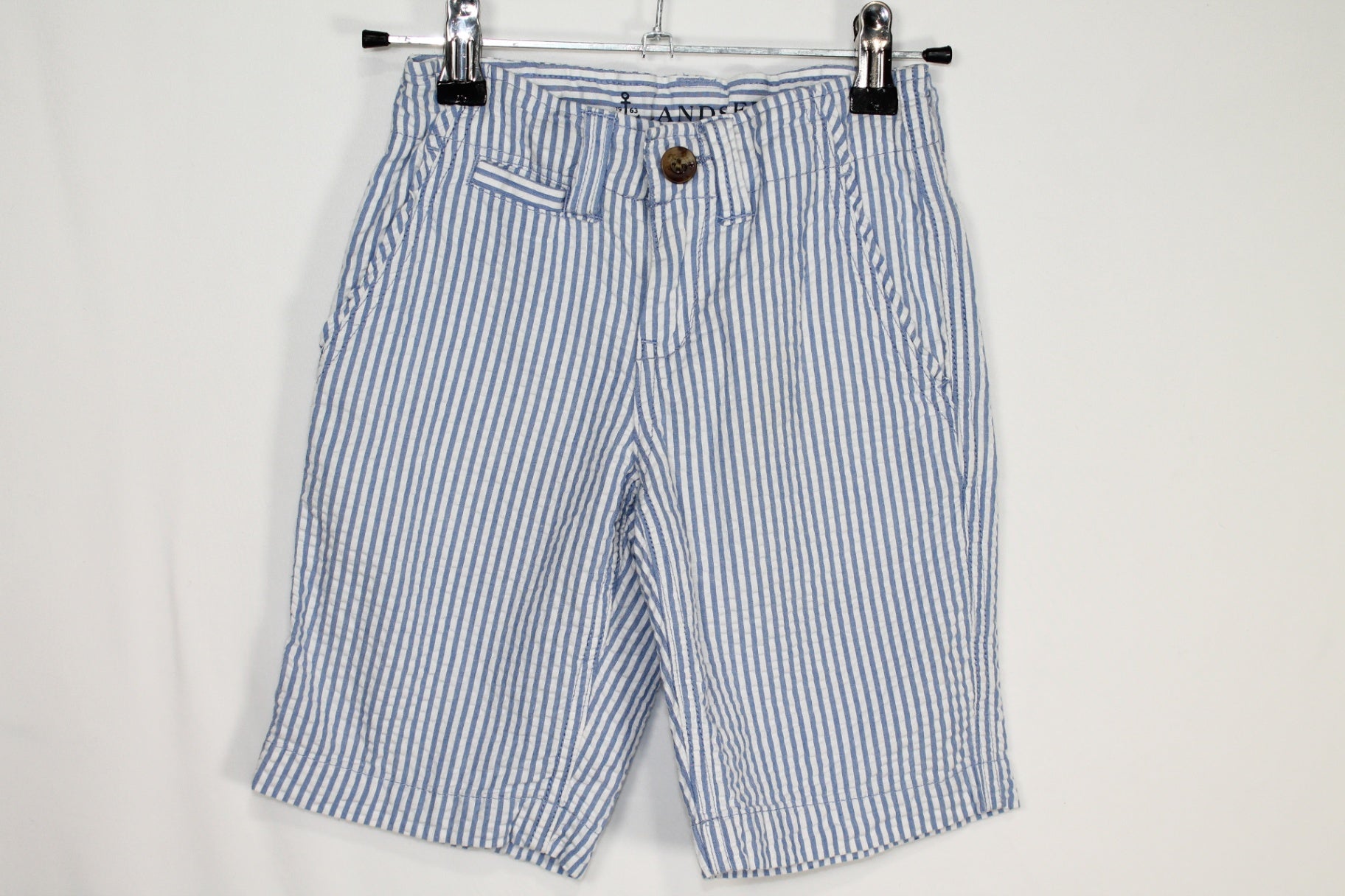 6 Land's End Shorts - Blue and White