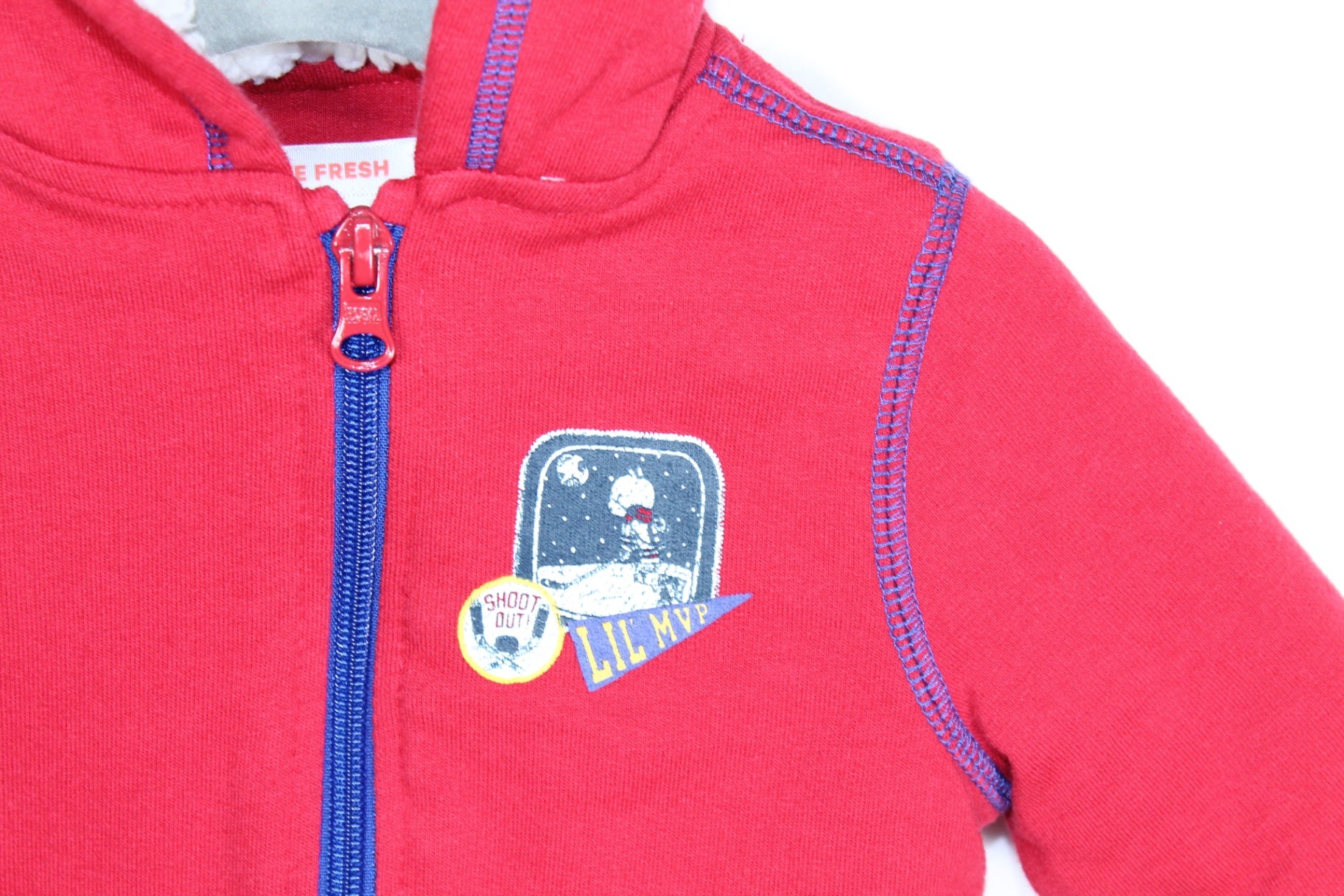 6-12m Joe Fresh Sweater - Red and Blue