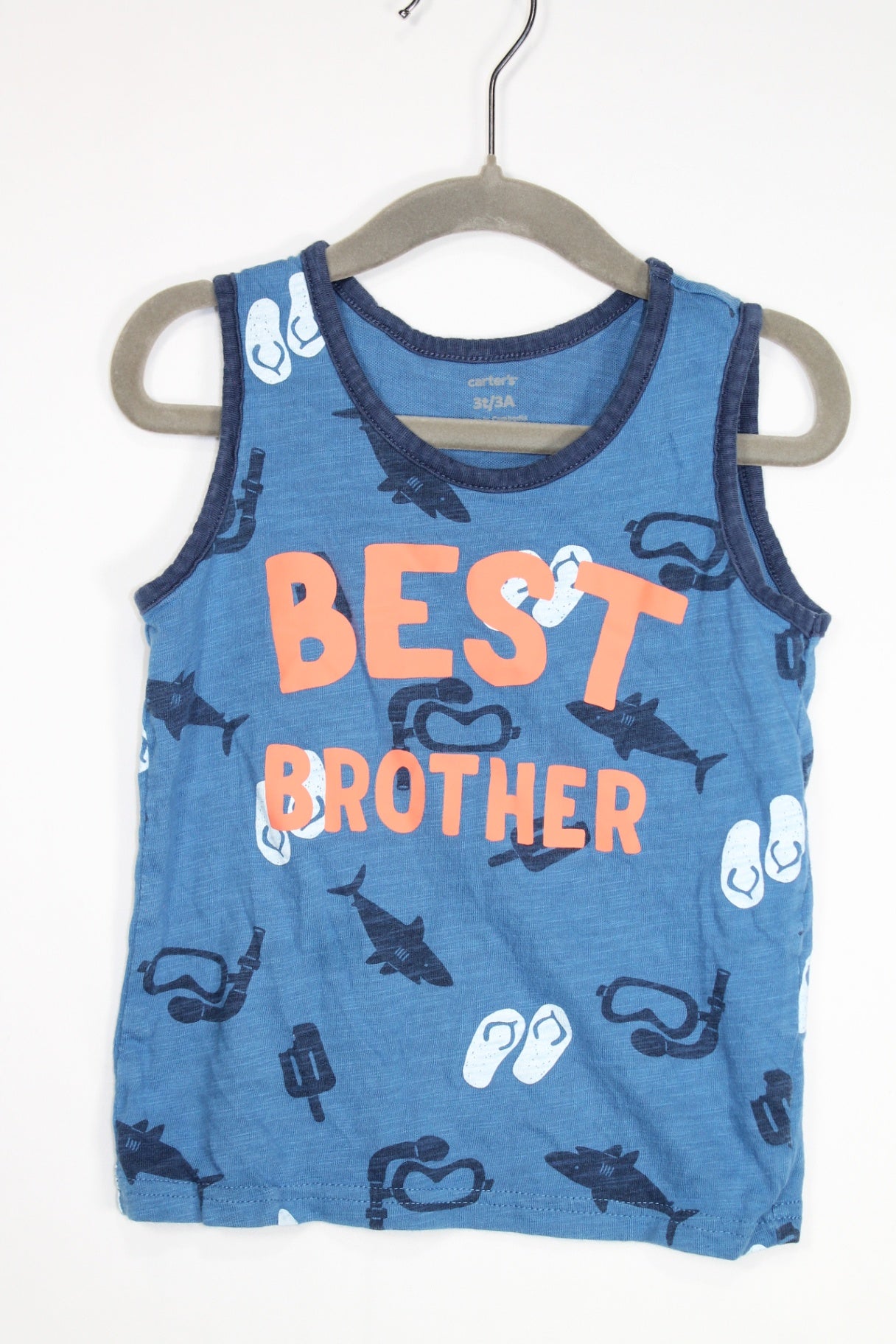 3T Carter's Tank Top - Blue