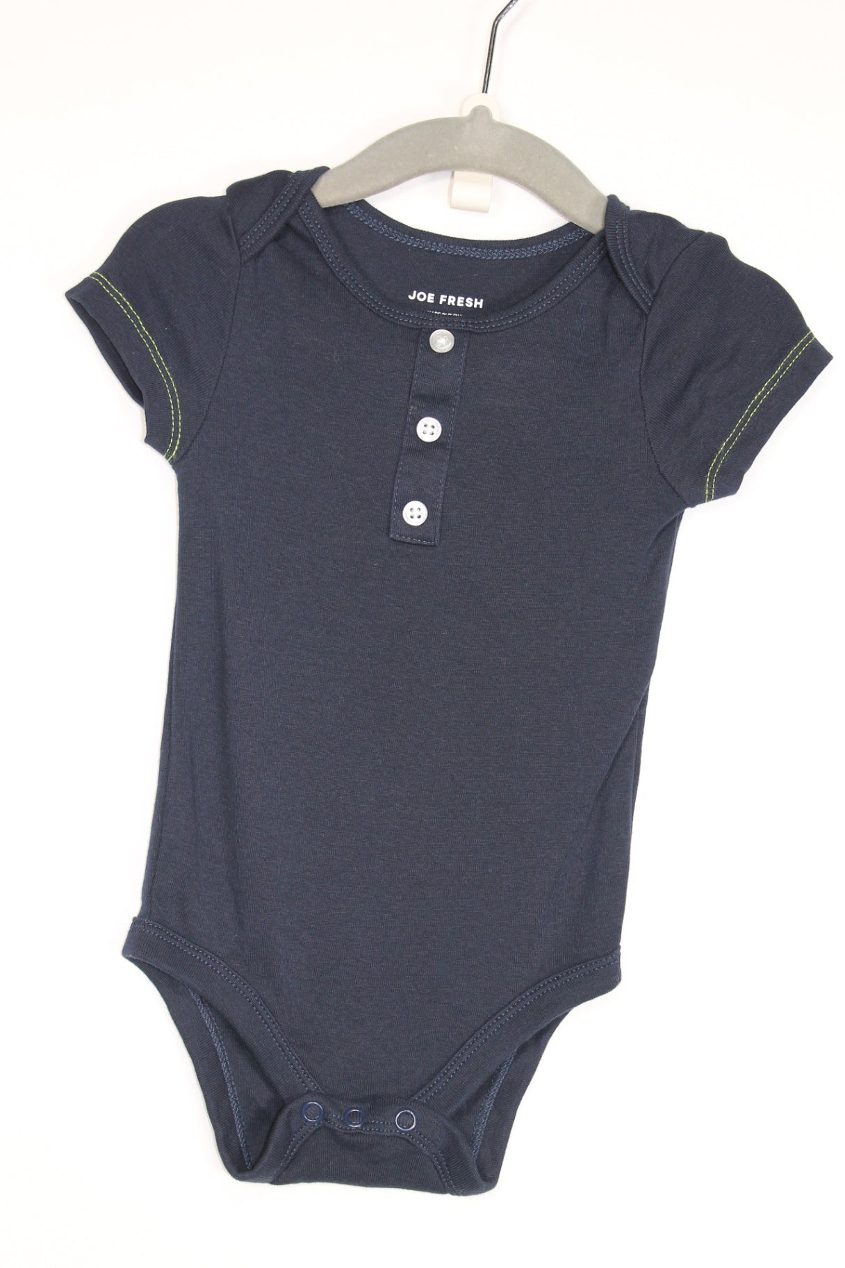 6-12m Joe Fresh 2-Piece: Bodysuits - Navy and Blue