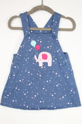 6-12m Pekkle Skirtall - Blue and Pink