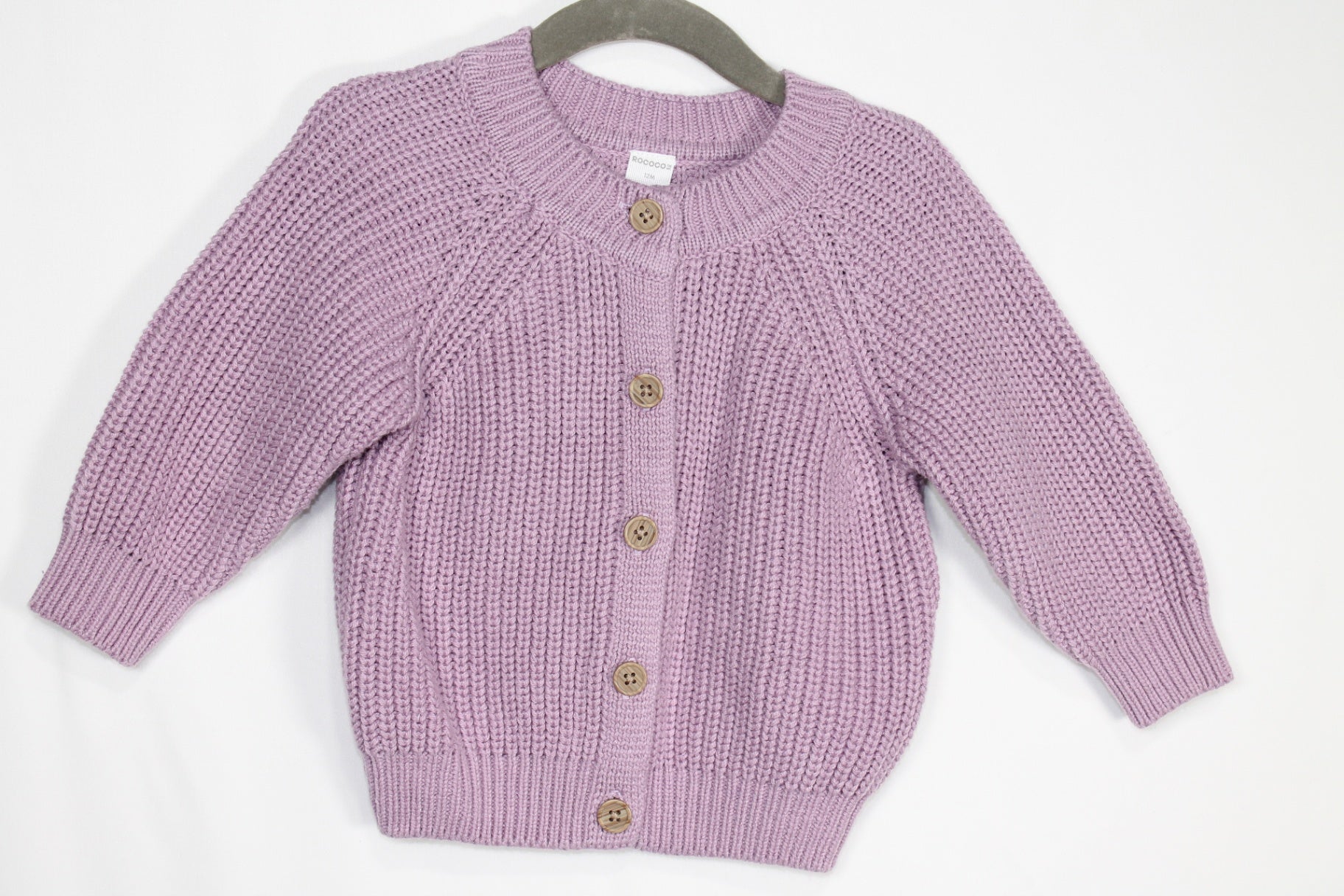 6-12m Rococo Cardigan - Purple