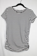 M/M Focus on Simple Maternity T-Shirt - Black and White Stripes