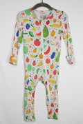 9-12m SCAINF Sleeper - White and Fruit