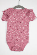 6-12m Pekkle Bodysuit - Pink Floral