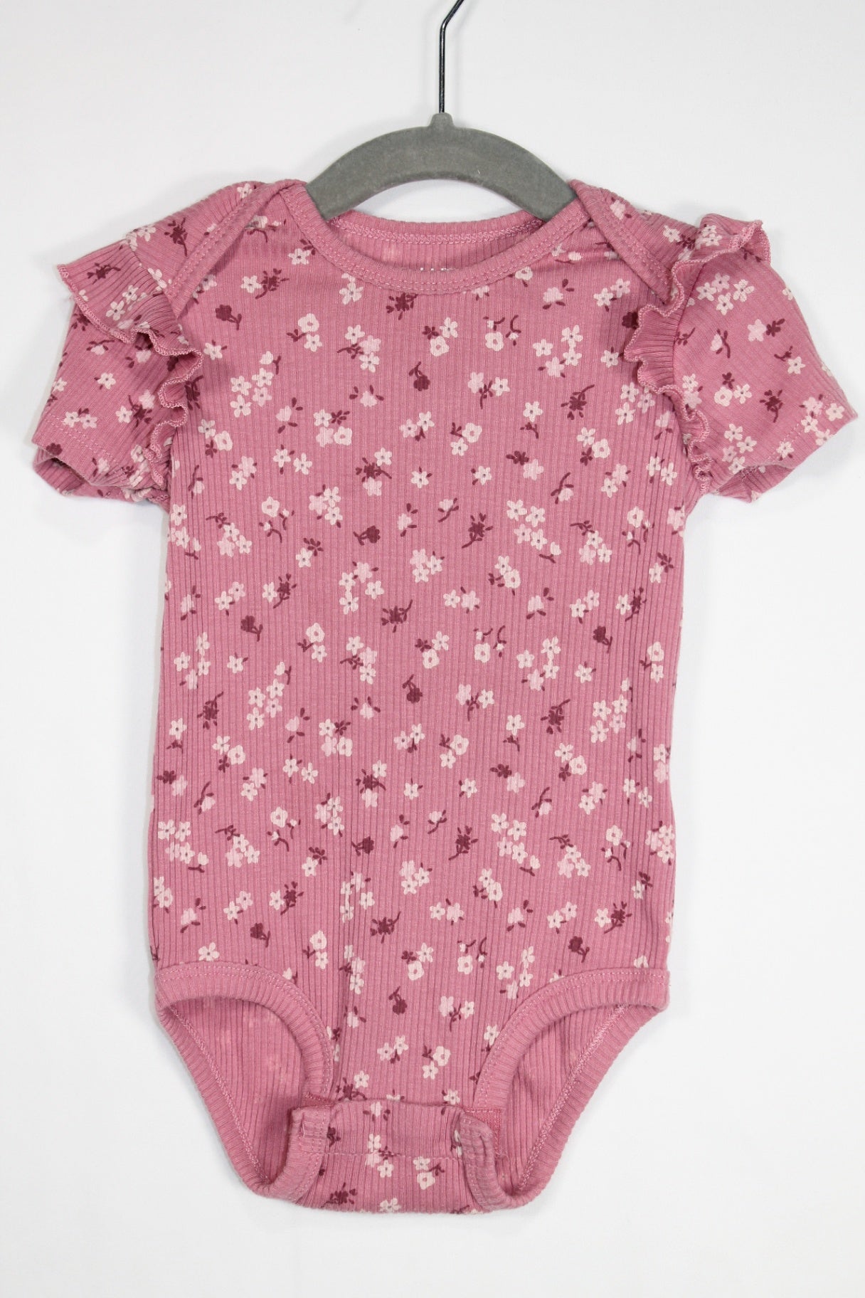 6-12m Pekkle Bodysuit - Pink Floral