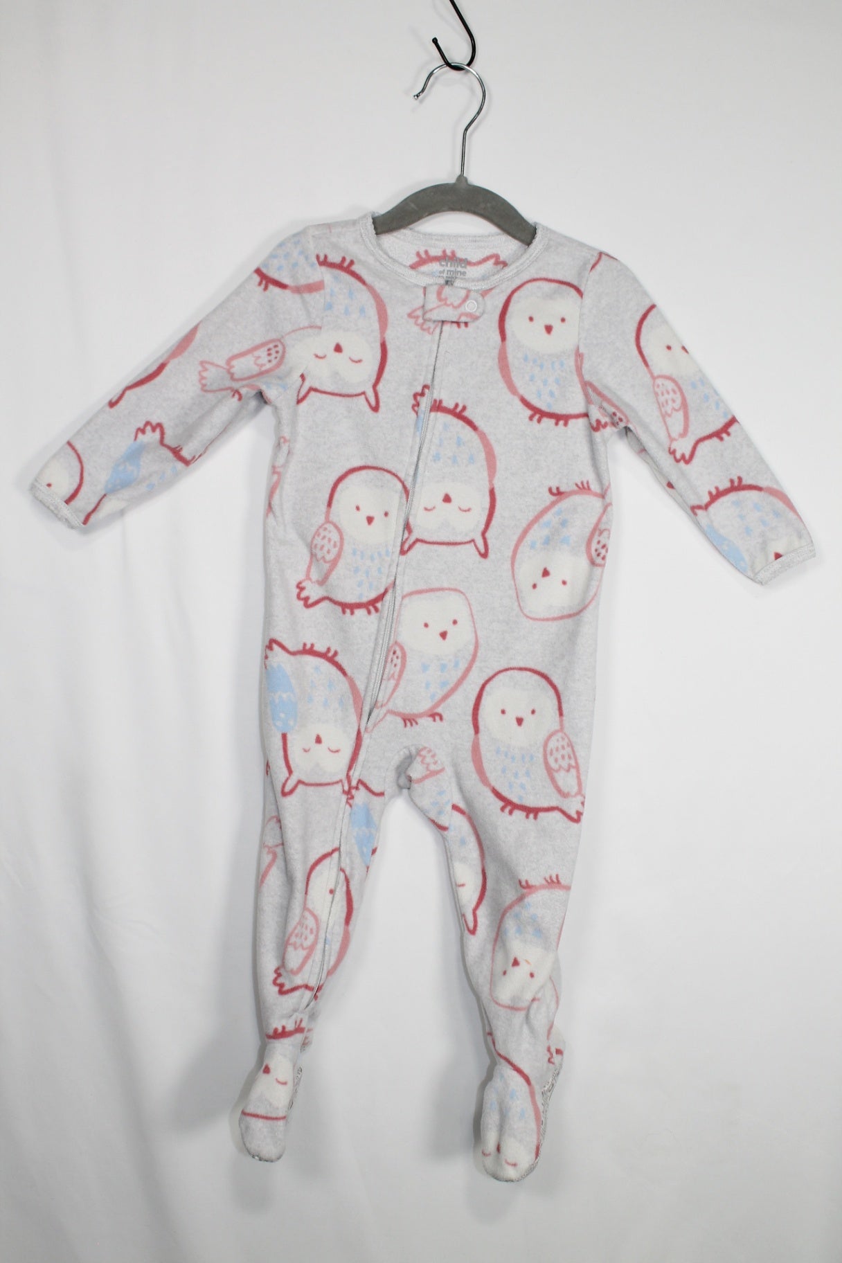 12-18m Child of Mine Sleeper - Light Grey and Pink