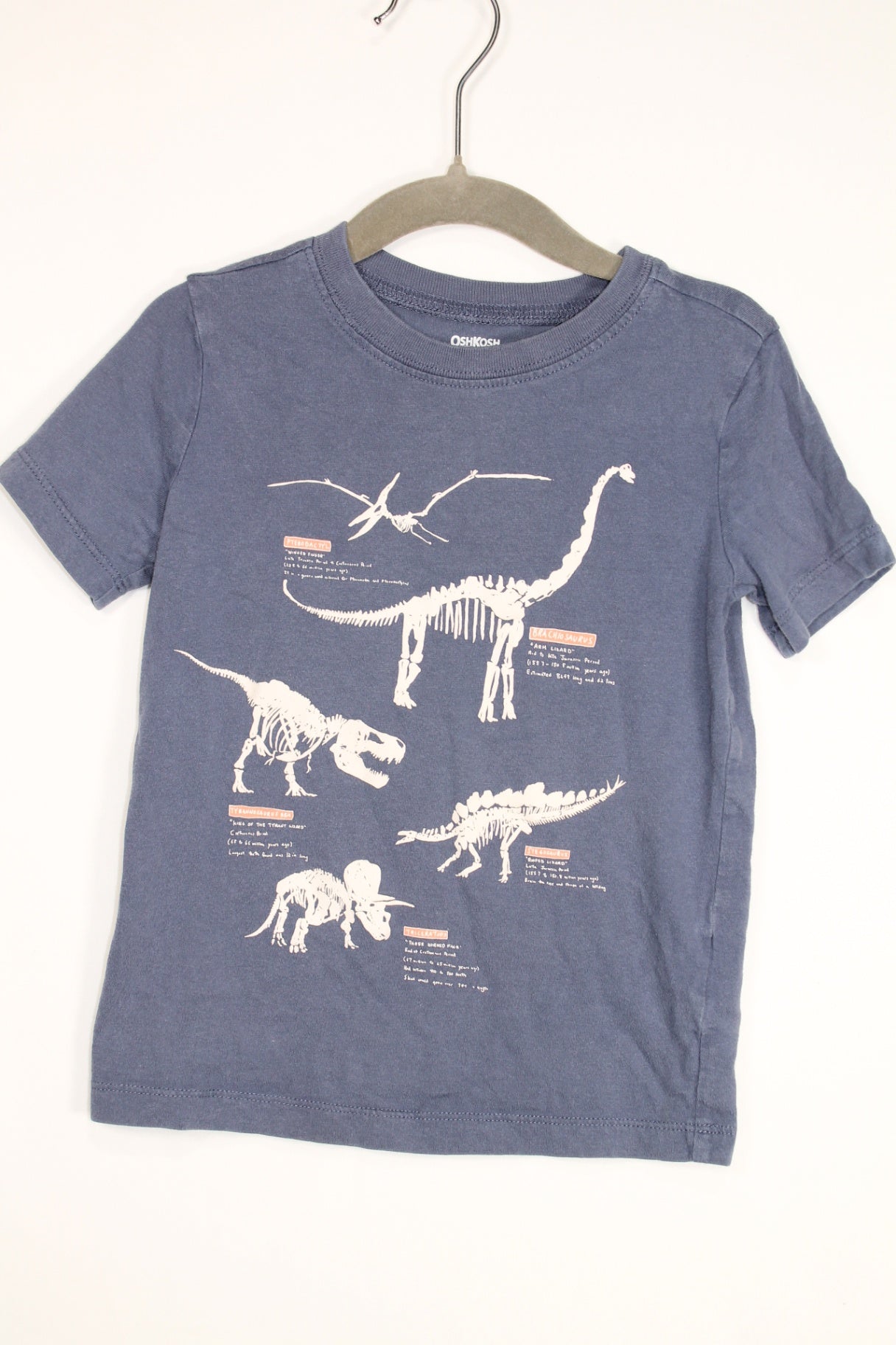 3T OshKosh B'gosh T-Shirt - Blue w/Dino