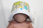 TBD Snug as a Doodlebug Sun Hat - Green, Blue, Beige