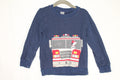 3T Carter's Long Sleeve Shirt - Navy w/Firetrucks