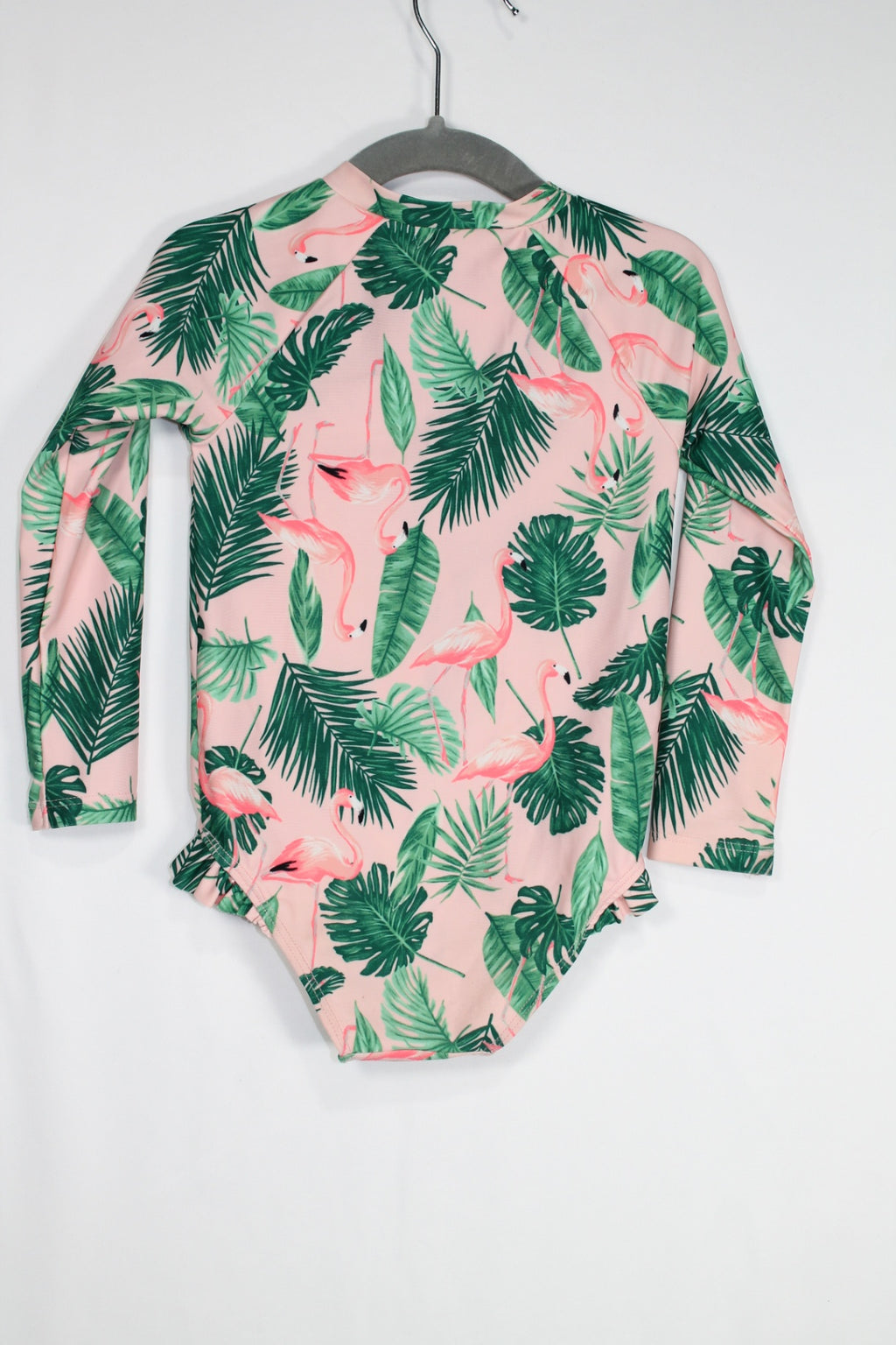 2T Old Navy Swimsuit - Pink w/Flamingos