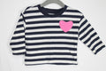 6-12m GAP Long Sleeve Shirt - White, Navy, and Pink