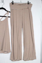 X/S Old Navy Maternity PJs - Brown and White