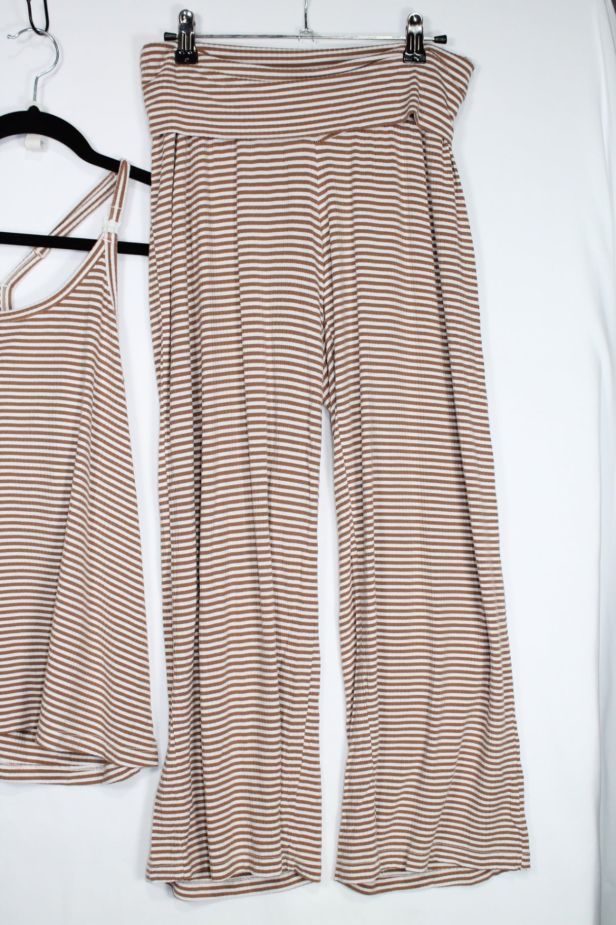 X/S Old Navy Maternity PJs - Brown and White