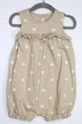 18-24m GAP Romper - Beige w/Polka Dots