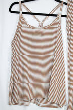 X/S Old Navy Maternity PJs - Brown and White
