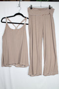 X/S Old Navy Maternity PJs - Brown and White
