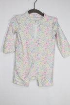 6-12m GAP 2-Piece: Swimsuit and Hat - Multi
