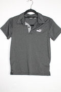 10/12Y Puma Polo Shirt - Dark Grey