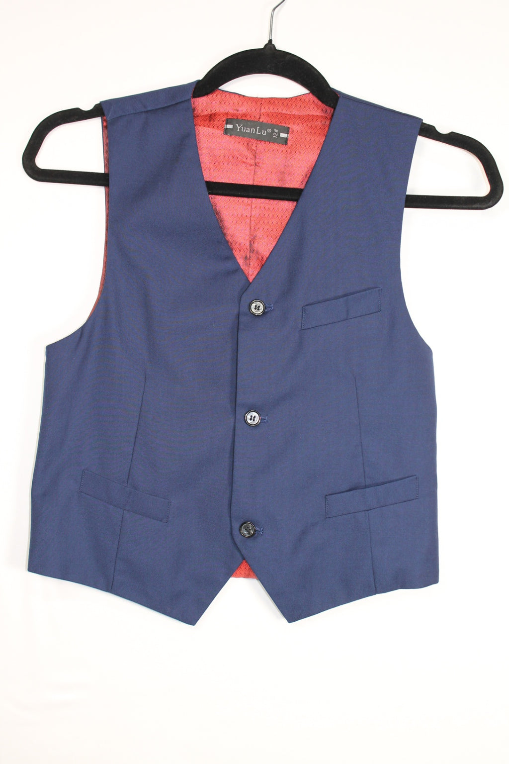12 Yuan Lu 2-Piece Suit Jacket and Vest - Navy