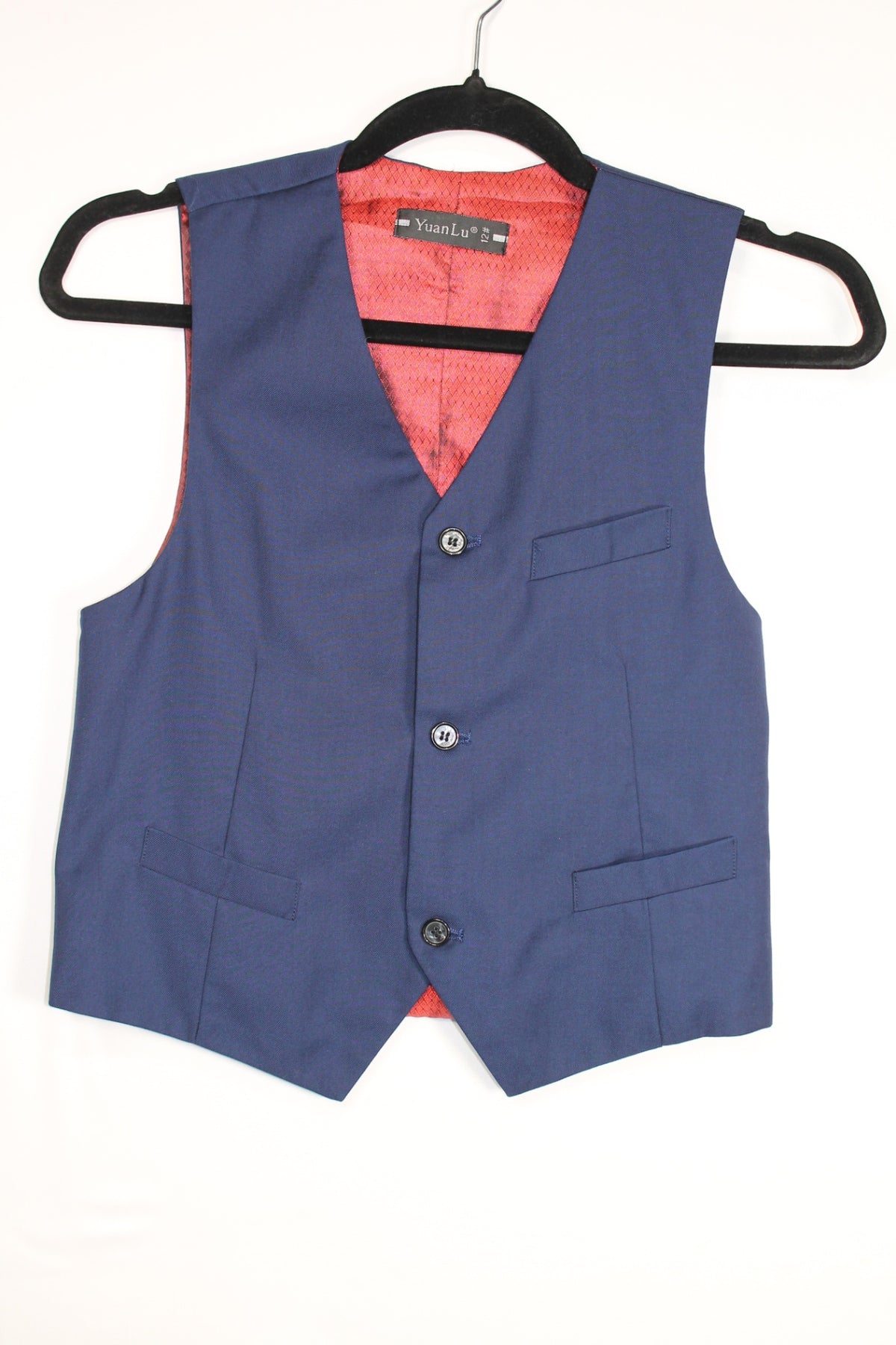 12 Yuan Lu 2-Piece Suit Jacket and Vest - Navy