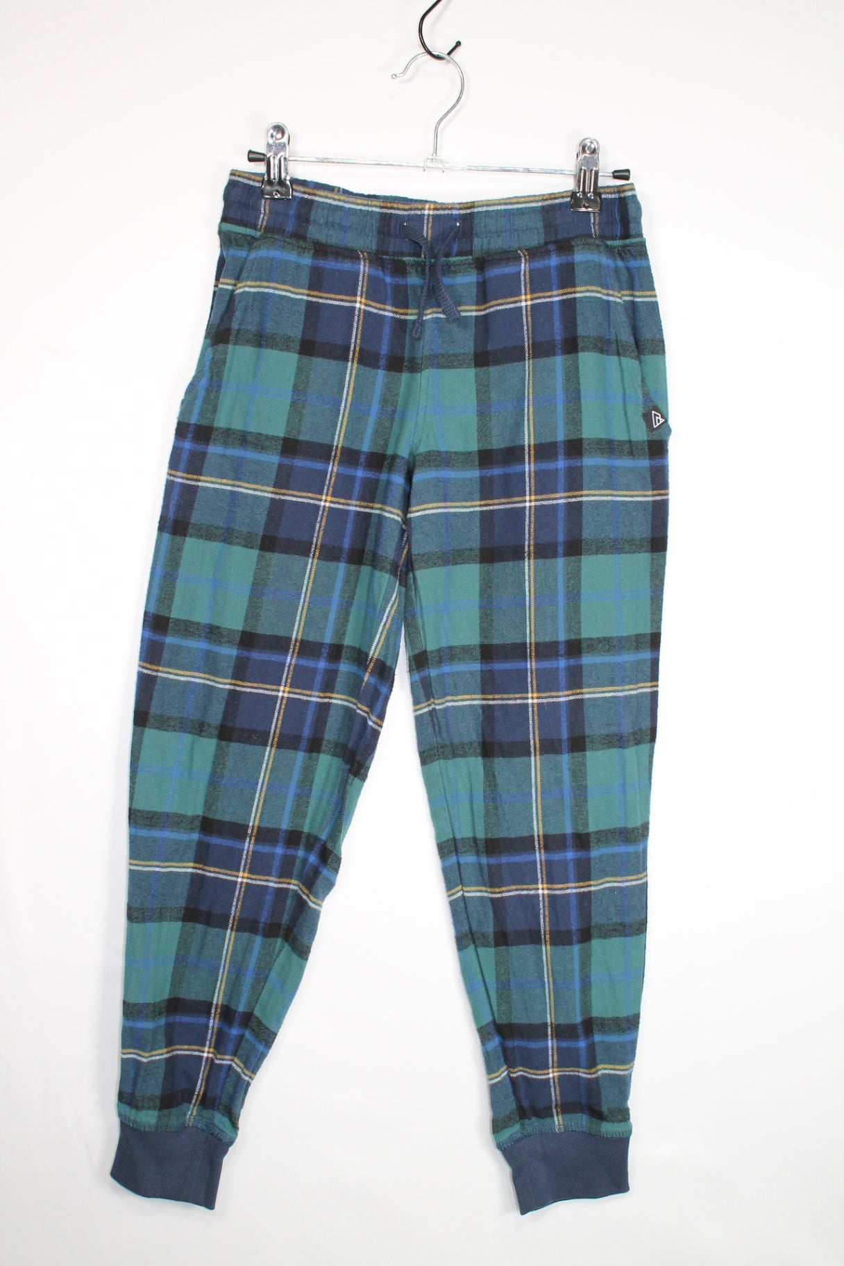 10/12Y Ripzone PJ Pants - Blue and Grey Plaid