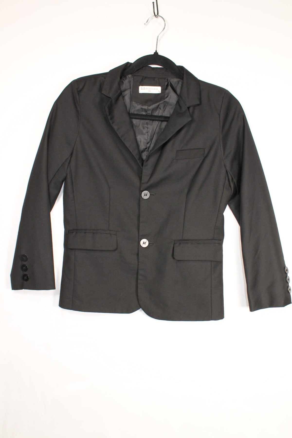 10/12Y Douboov Kids Suit Jacket - Black