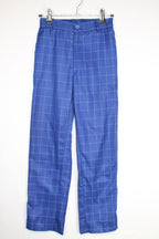 8 3PC Suit - Blue Plaid