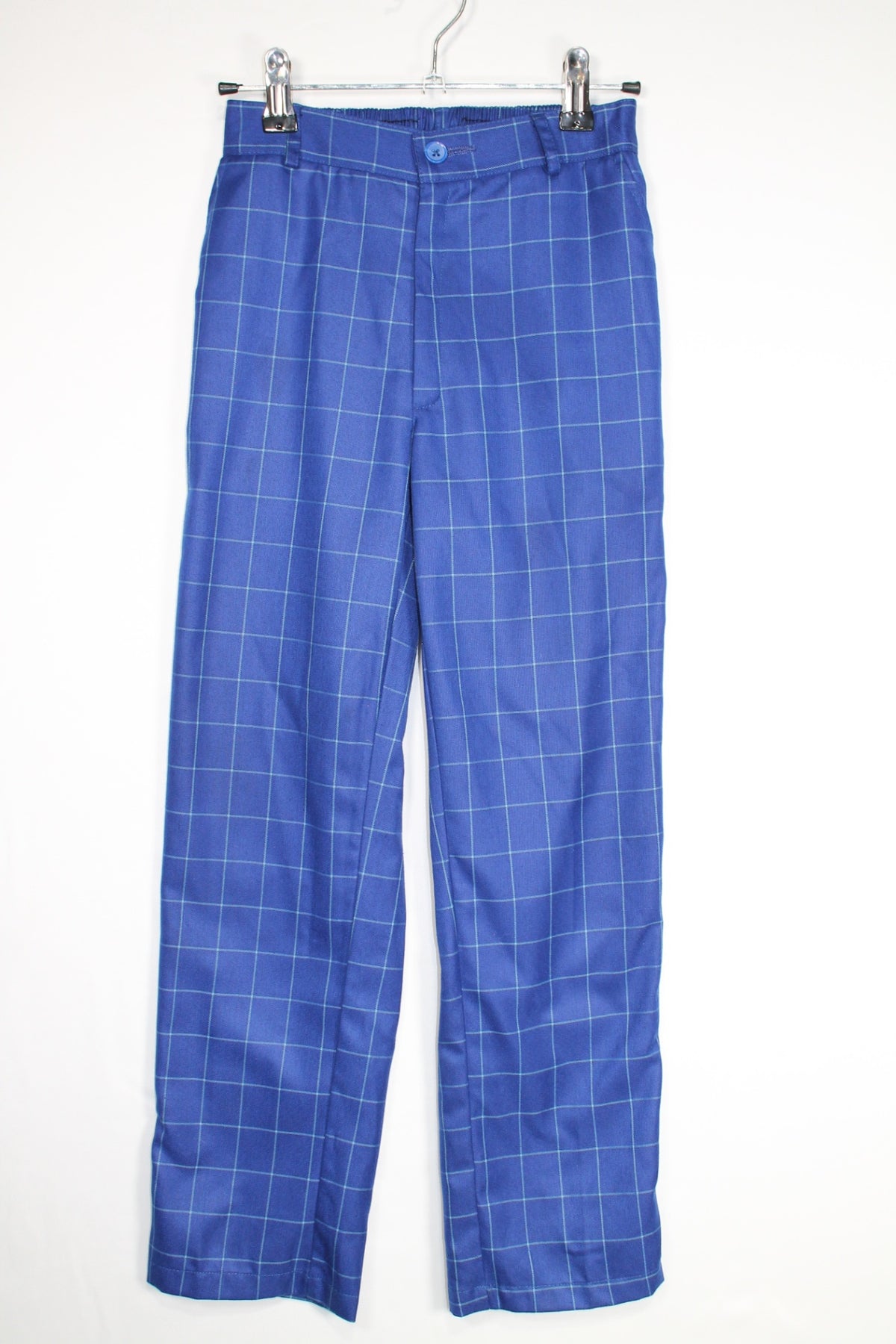 8 3PC Suit - Blue Plaid