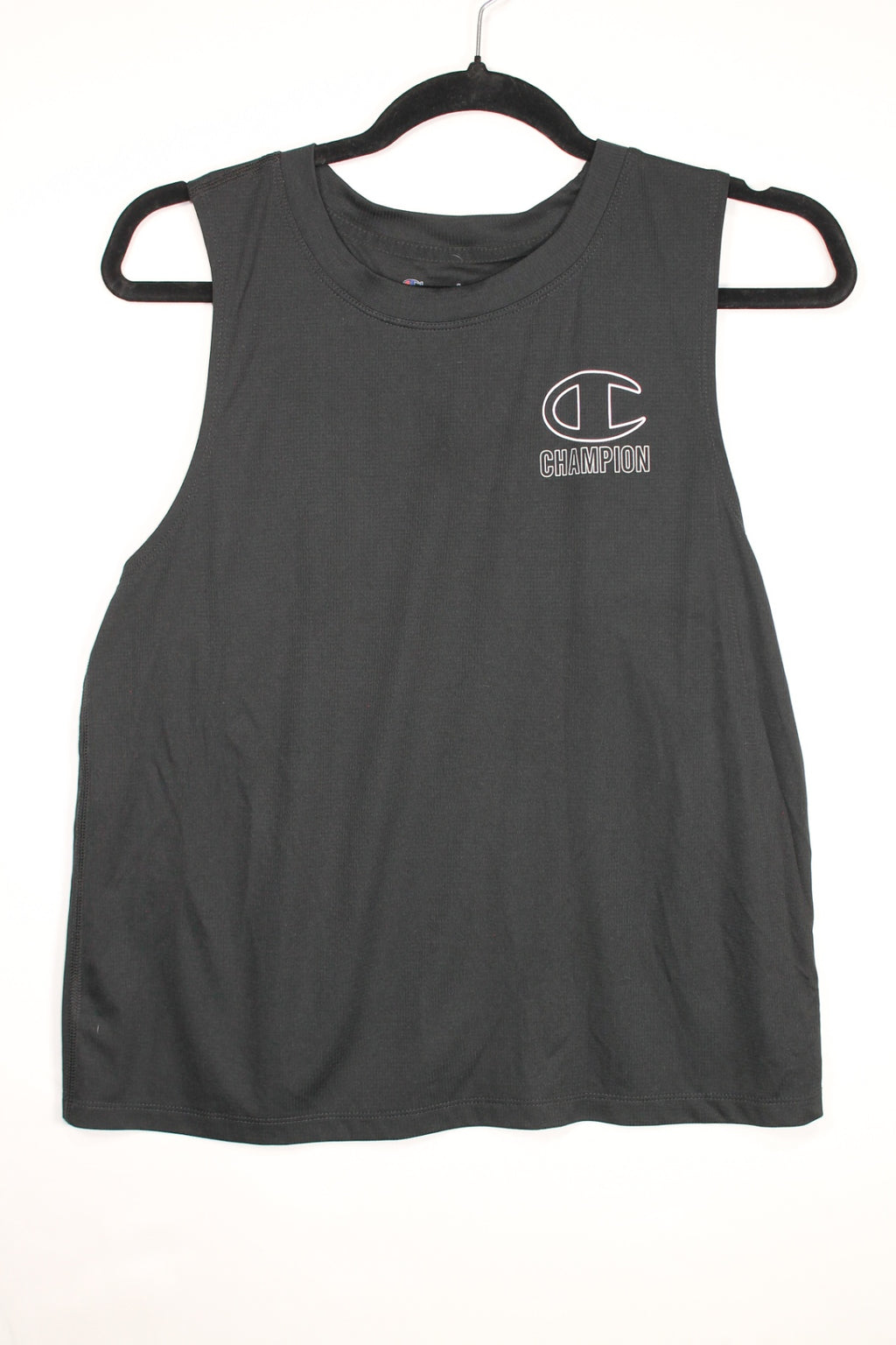10/12Y Champion Muscle Tank - Black