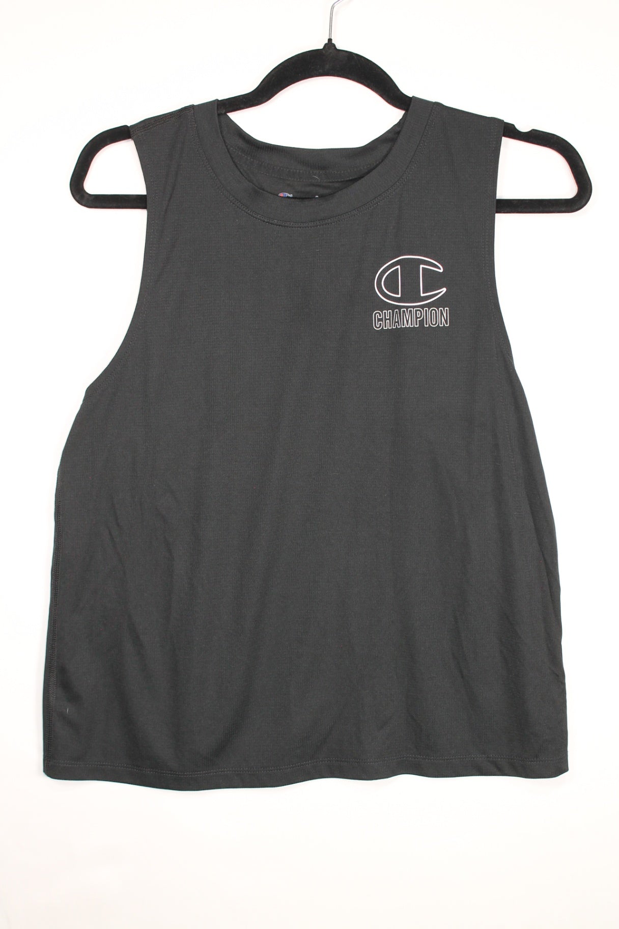 10/12Y Champion Muscle Tank - Black