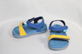 5T Native Sandals - Blue and Yellow