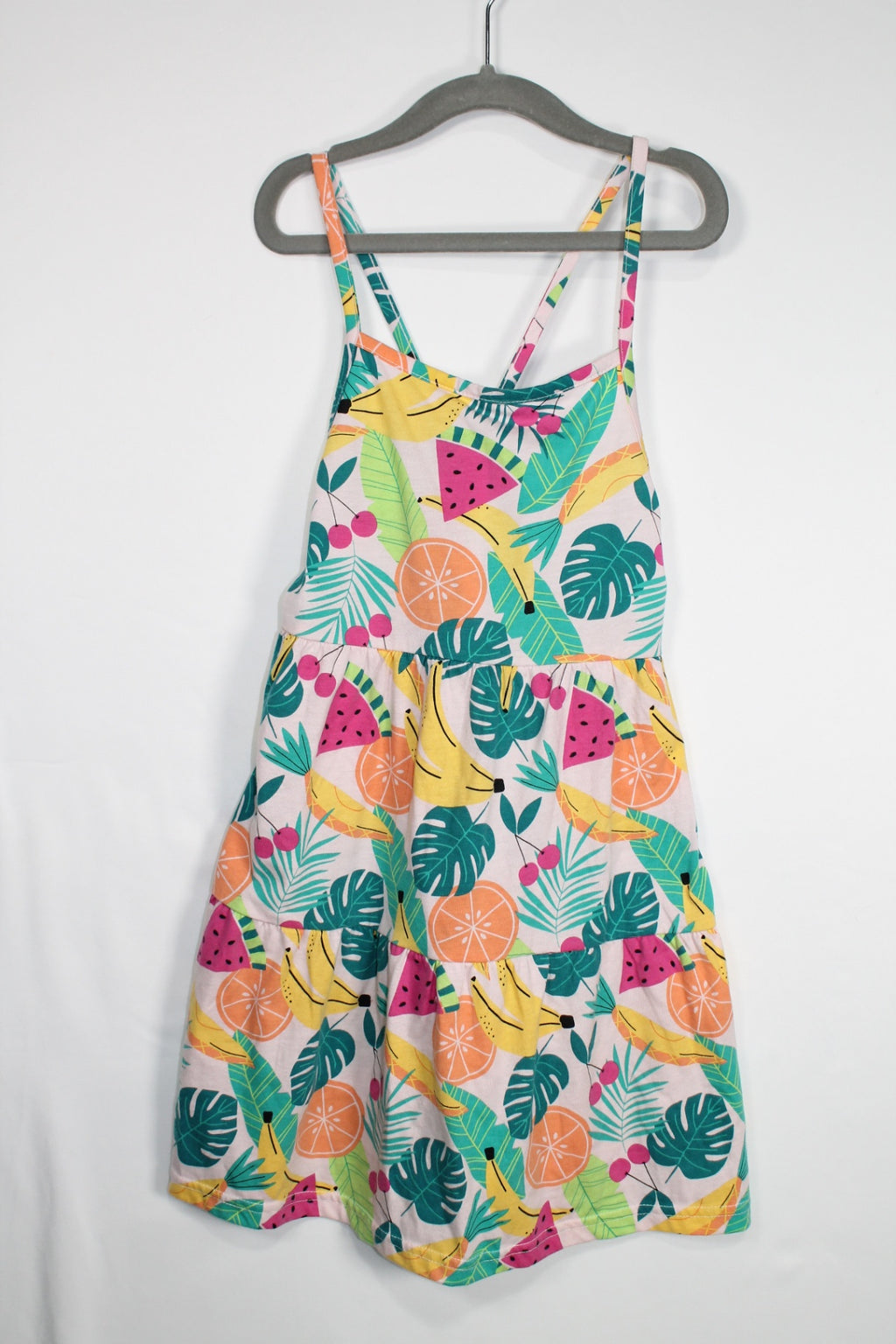 7/8Y The Children's Place Dress - Fruit Print