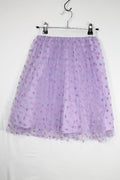 7/8Y Skirt - Lavender w/Hearts