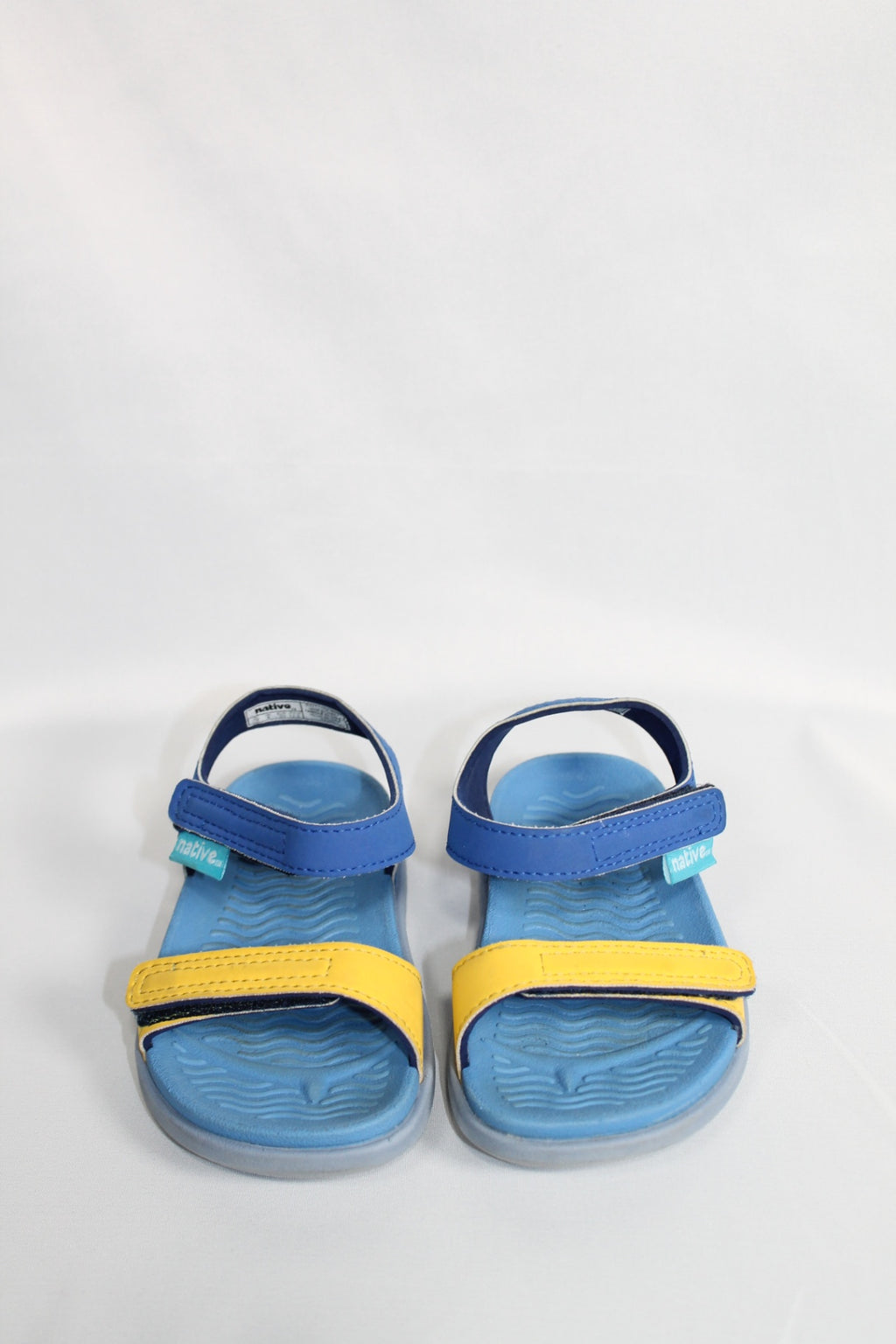 5T Native Sandals - Blue and Yellow
