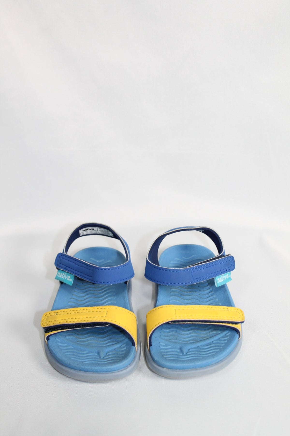 5T Native Sandals - Blue and Yellow