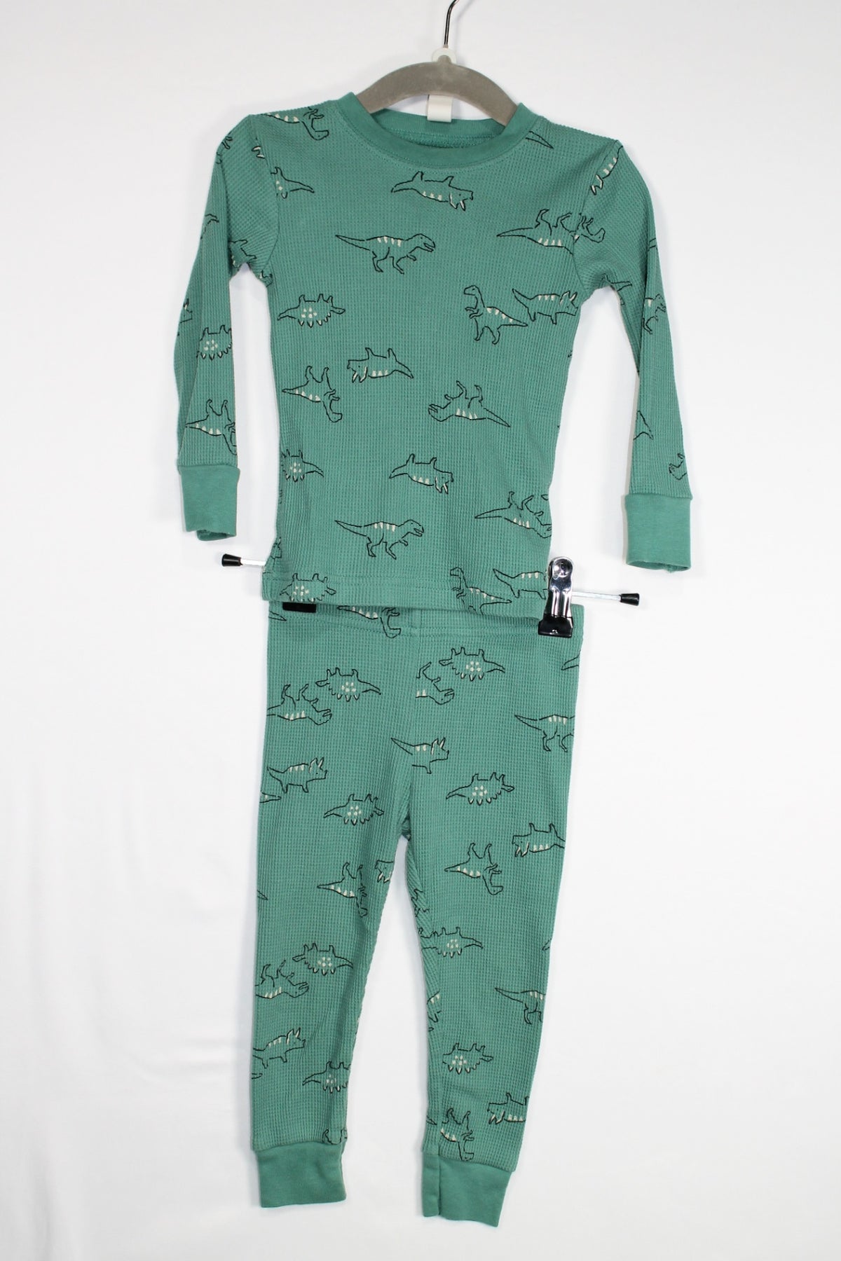 12-18m Carter's 2-Piece: PJ's - Green w/Dinos