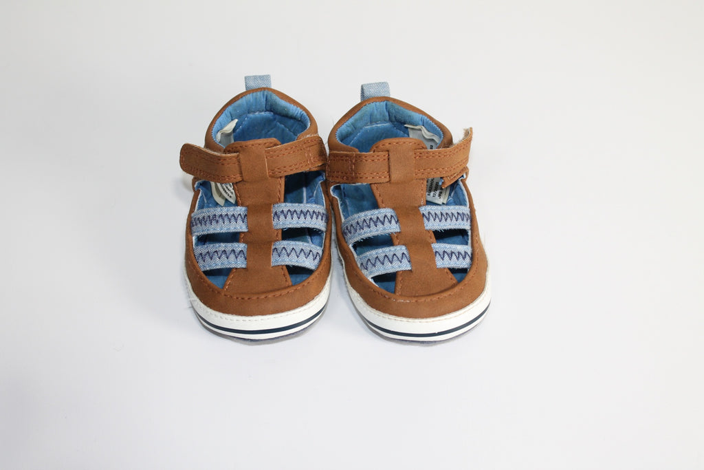 3T Joe Fresh Baby Sandals - Brown and Blue
