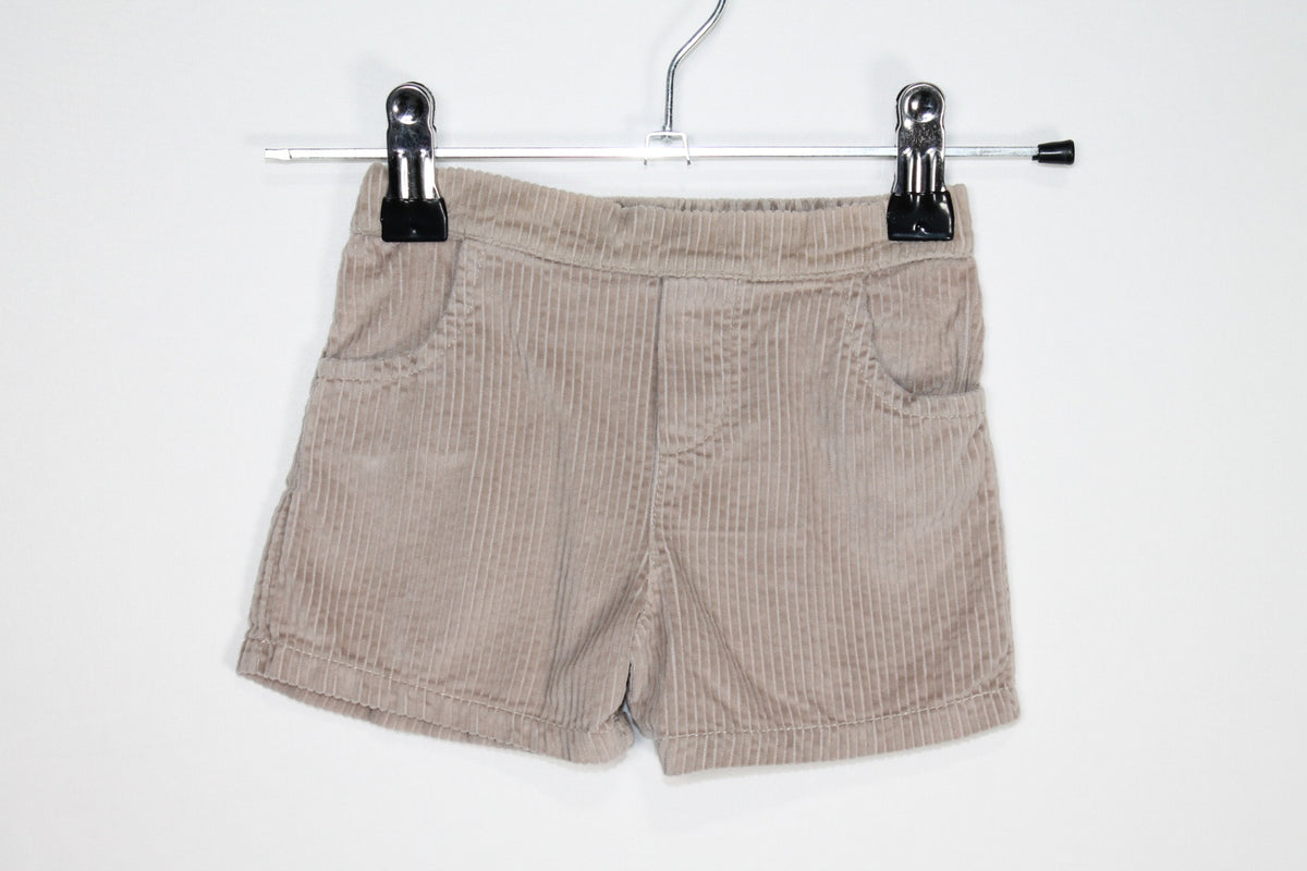 6-12m Babidu Shorts - Corduroy Brown
