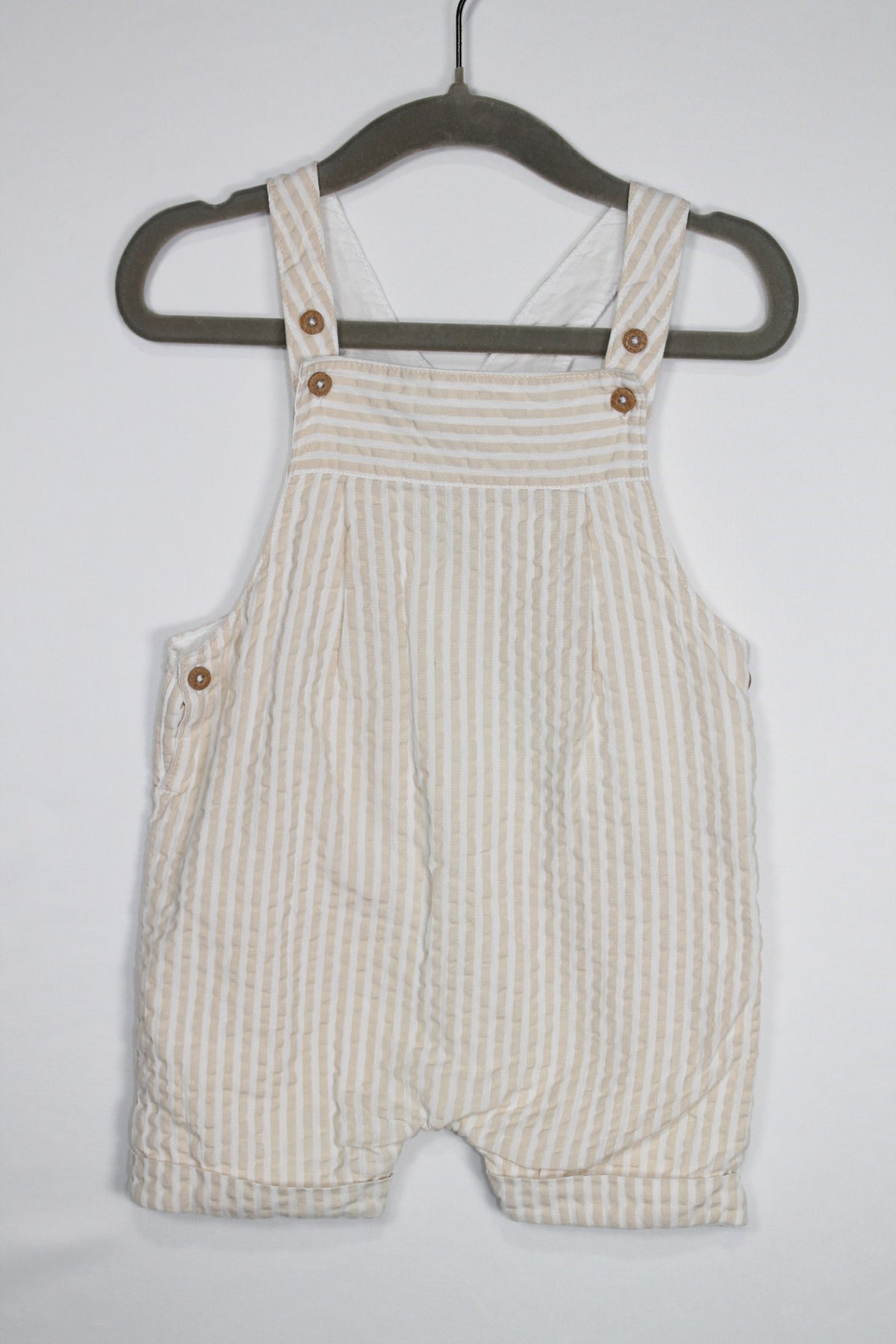 3-6m Next Shortalls - Beige
