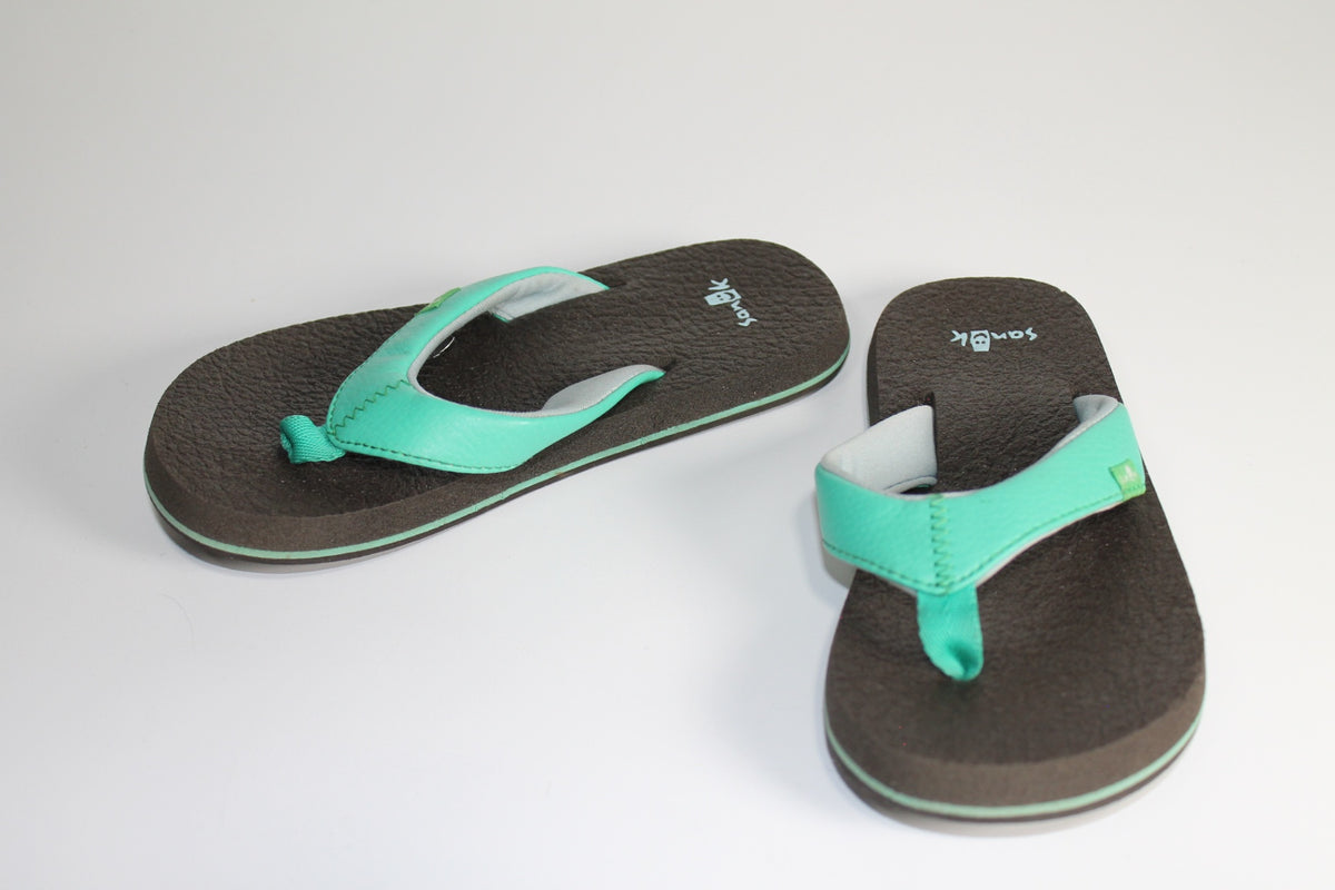 11/12K Sanuk Sandals - Turquoise
